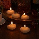 Heart Shaped Scented Candles for Weddings & Showers