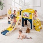12-in-1 Toddler Slide and Swing Playset