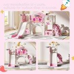 9-in-1 Toddler Slide and Climber Playset