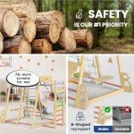 9-in-1 Wooden Indoor Jungle Gym for Kids
