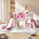 9-in-1 Toddler Slide and Climber Playset
