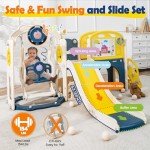 12-in-1 Toddler Slide and Swing Playset