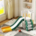 MOCUTEEN 6-in-1 Toddler Slide and Playset