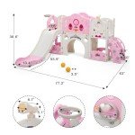 9-in-1 Toddler Slide and Climber Playset