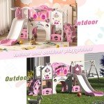 9-in-1 Toddler Slide and Climber Playset