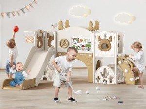 11-in-1 Toddler Playset with Slide & Accessories