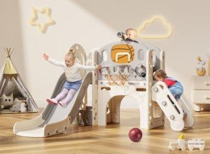 9-in-1 Toddler Slide and Playset for Kids