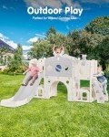 8-in-1 Toddler Slide and Climber Playset