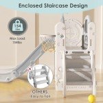 9-in-1 Toddler Slide and Playset for Kids