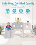 8-in-1 Toddler Slide and Climber Playset