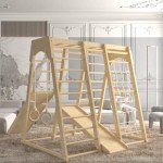 Toddler Indoor Jungle Gym with Swing and Slide