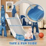 XJD 5-in-1 Toddler Slide and Swing Set