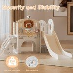 8-in-1 Kids Slide and Climbing Play Set