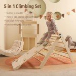 Yopnoyik Large Pikler Triangle Climbing Set for Kids