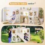 11-in-1 Toddler Playset with Slide & Accessories