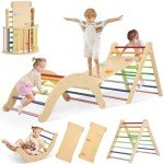 Rainbow 7-in-1 Climbing Toys for Toddlers