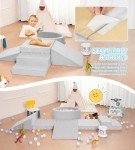 Elftopia Indoor Foam Climbing Blocks Playset for Toddlers