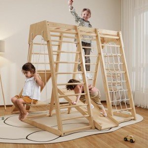 8-in-1 Indoor Jungle Gym for Toddlers