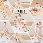 Rainbow 7-in-1 Climbing Toys for Toddlers