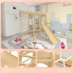 Toddler Indoor Jungle Gym with Swing and Slide