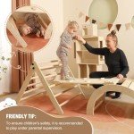Yopnoyik Large Pikler Triangle Climbing Set for Kids