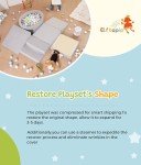Elftopia Indoor Foam Climbing Blocks Playset for Toddlers