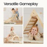 Tiny Land 7-in-1 Pikler Triangle Climbing Set