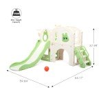8-in-1 Toddler Slide and Climber Playset