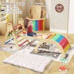 Pikler Triangle Climbing Set with Cushions for Kids