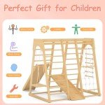 Toddler Indoor Jungle Gym with Swing and Slide