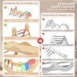 Pikler Triangle Climbing Set with Cushions for Kids