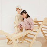 Tiny Land 7-in-1 Pikler Triangle Climbing Set