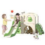 8-in-1 Toddler Slide and Climber Playset