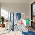 LulliSpace 6-in-1 Toddler Slide and Climber Set