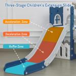 LulliSpace 6-in-1 Toddler Slide and Climber Set