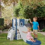 LulliSpace 6-in-1 Toddler Slide and Climber Set