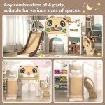 9-in-1 Toddler Slide and Climber Playset