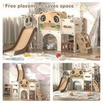 9-in-1 Toddler Slide and Climber Playset