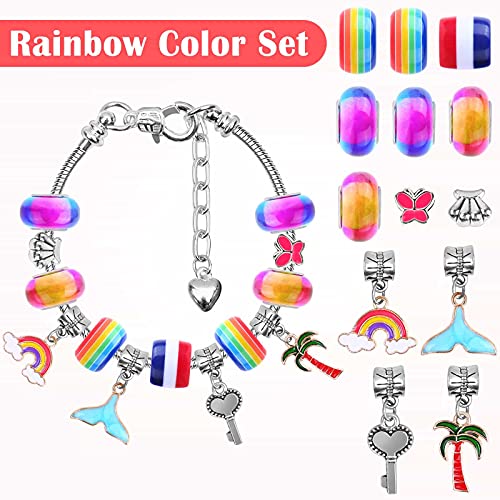 85-Piece DIY Charm Bracelet Making Kit
