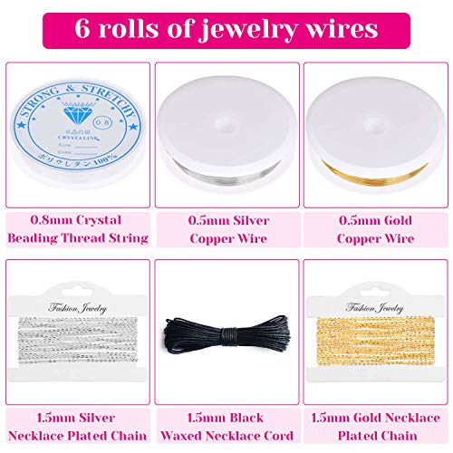 Jewelry Making Kit for Adults with Tools & Charms