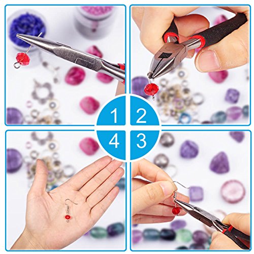 Jewelry Making Kit with Tools, Findings, and Wires