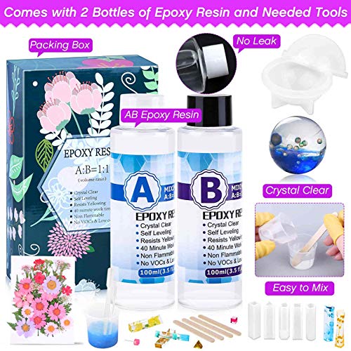 219-Piece Complete Resin Kit for DIY Jewelry