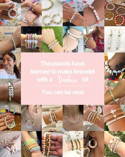 Friendship Bracelet Making Kit with Colorful Beads