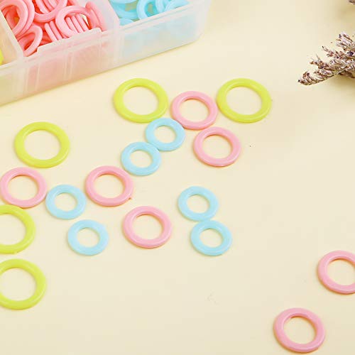 180 Piece Mixed Colored Knit Stitch Markers Set