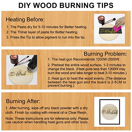 DIY Wood Burning Gel Pen Set with Accessories