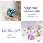 DIY Epoxy Resin Kit with Molds and Pigments