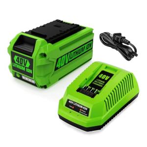 Energup 40V Battery and Charger for Greenworks Tools
