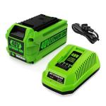 Energup 40V Battery and Charger for Greenworks Tools