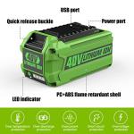 40V 6.5Ah Lithium-Ion Battery for Greenworks