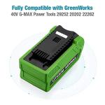 40V 6.0Ah Replacement Battery for Greenworks Tools